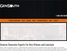 Tablet Screenshot of gensouth.net